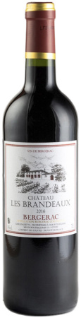 Вино Chateau Les Brandeaux, Bergerac AOC, 2016