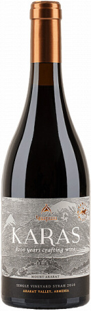 Вино Armavir Vineyards, "Karas" Single Vineyard Syrah, 2016