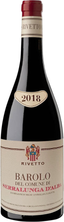 Вино Rivetto, Barolo del Comune di Serralunga dAlba DOCG, 2018