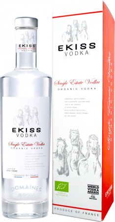 Водка "Ekiss" Single Estate, gift box, 0.7 л