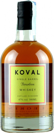 Виски Koval, "Single Barrel" Bourbon, 0.5 л