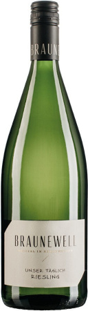 Вино Braunewell, "Unser Taglich" Riesling, 1 л