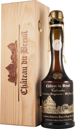 Кальвадос Chateau du Breuil, "Reserve des Seigneurs" XO, Pays d'Auge AOC, wooden box, 2 л