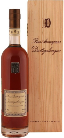 Арманьяк Dartigalongue, Bas Armagnac AOC, 1978, wooden box, 0.5 л