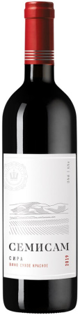 Вино "Semisam" Syrah, 2019, 750 мл