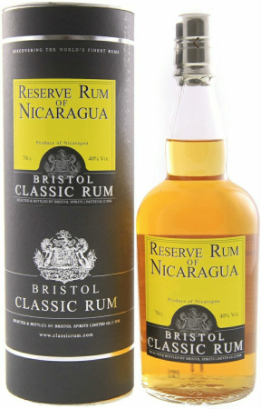 Ром Bristol Classic Rum, Reserve Rum of Nicaragua, 1999, in tube, 0.7 л