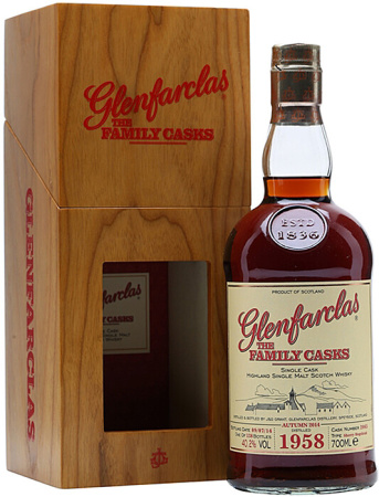 Виски Glenfarclas 1958 Family Casks (40,2%), in gift box, 0.7 л