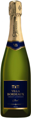 Игристое вино "Villa Bordeaux" Blanc, Cremant de Bordeaux