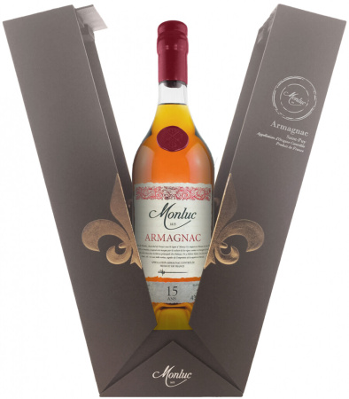 Арманьяк "Monluc" 15 Ans, Armagnac AOC, gift box, 0.7 л