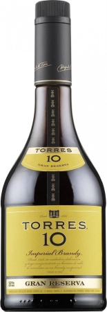 Бренди "Torres 10" Gran Reserva, 0.5 л