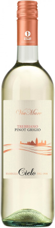 Вино Cielo e Terra, "Viamare" Trebbiano Pinot Grigio, 2021