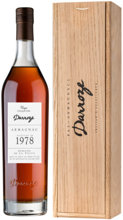 Арманьяк Darroze, Bas-Armagnac "Domaine de La Poste", 1978, wooden box, 0.7 л