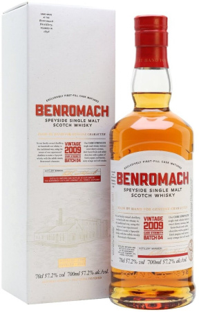 Виски "Benromach" Cask Strength (57,2%), 2009, gift box, 0.7 л