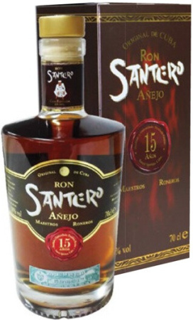 Ром "Santero" 15 Anos, gift box, 0.7 л