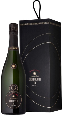 Игристое вино Guido Berlucchi, "61" Franciacorta Nature DOCG, gift box