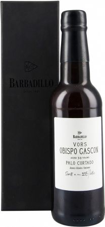 Херес Barbadillo, "Obispo Gascon" Palo Cortado VORS, 30 years old, Jerez DO, gift box, 375 мл