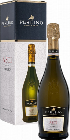 Игристое вино Perlino, Asti DOCG, gift box