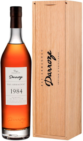 Арманьяк Darroze, Bas-Armagnac "Domaine de Bellair", 1984, wooden box, 0.7 л