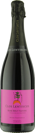 Игристое вино Clos Lentiscus, Rose Brut Nature, Penedes DO, 2018