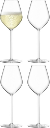 Бокал LSA International, "Borough" Champagne Tulip Glass, set of 4 pcs, 285 мл