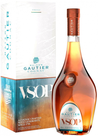 Коньяк Gautier V.S.O.P., gift box, 0.7 л