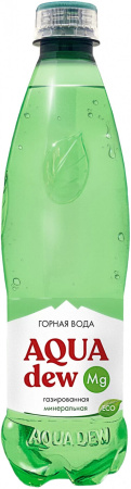 Вода "Aqua dew" Sparkling, PET, 0.5 л