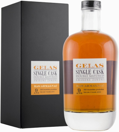 Арманьяк Gelas, "Single Cask" 9 Ans, gift box, 0.7 л