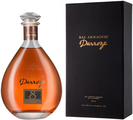 Арманьяк Darroze, "Les Grands Assemblages" 8 ans d'age, Bas-Armagnac, in decanter & gift box, 0.7 л