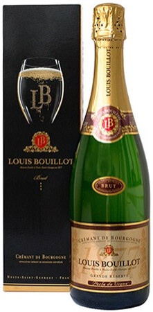 Шампанское Louis Bouillot, Brut "Grande Reserve", Cremant de Bourgogne AOC, gift box