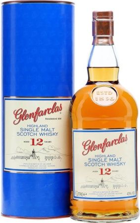 Виски "Glenfarclas" 12 Years Old, in tube, 1 л