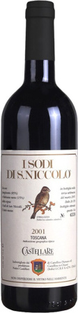 Вино Castellare di Castellina, "I Sodi di San Niccolo", Toscana IGT, 2001