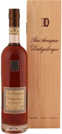 Арманьяк Dartigalongue, Bas Armagnac AOC, 1985, wooden box, 0.5 л