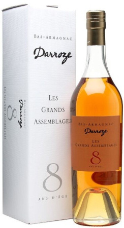 Арманьяк Darroze, "Les Grands Assemblages", 8 ans d'age, Bas-Armagnac, gift box, 0.7 л