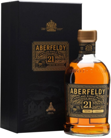 Виски Aberfeldy 21 Years Old, gift box, 0.7 л