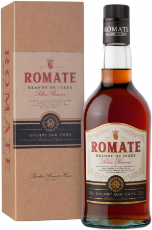 Бренди "Romate" Solera Reserva, 2018, gift box, 0.7 л