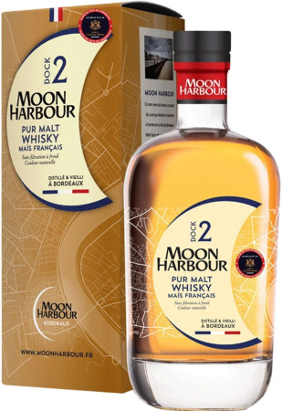 Виски Moon Harbour, "Dock 2" Pur Malt Chateau Cantenac Brown, gift box, 0.7 л