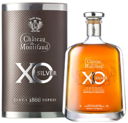 Коньяк "Chateau de Montifaud" Silver XO, Fine Petite Champagne AOC, Carafe "Attitude" and gift box, 0.7 л