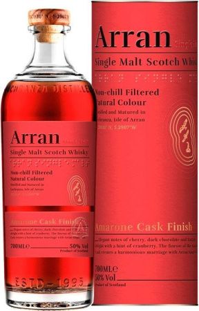 Виски "Arran" Amarone Cask Finish, in tube, 0.7 л