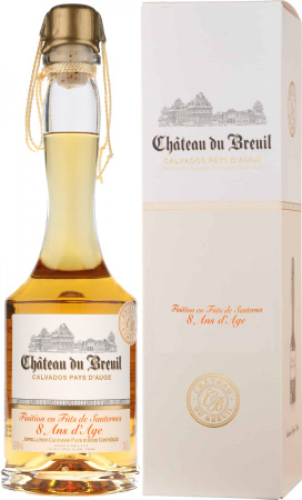 Кальвадос Chateau du Breuil, "Finition en Futs de Sauternes" 8 Ans d'Age, Pays d'Auge AOC, gift box, 0.7 л