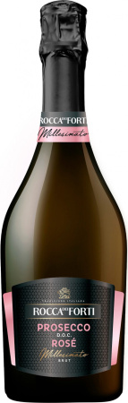 Игристое вино "Rocca dei Forti" Prosecco DOC Rose Millesimato, 2019