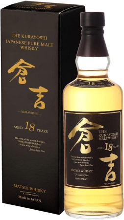 Виски "The Kurayoshi" Pure Malt 18 Years, gift box, 0.7 л