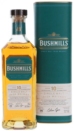 Виски "Bushmills" Malt 10 Years Old, with box, 0.7 л