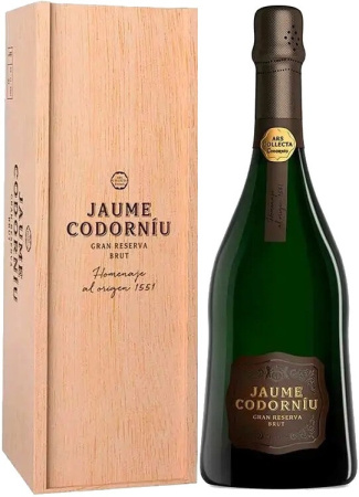 Игристое вино "Ars Collecta" Jaume Codorniu Gran Reserva Brut, 2014, gift box