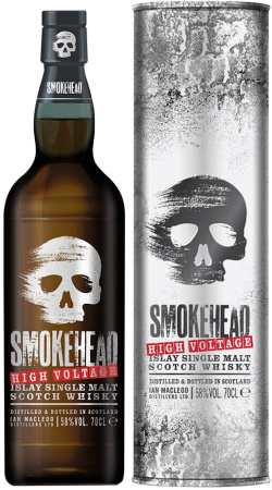 Виски "Smokehead" High Voltage, in tube, 0.7 л