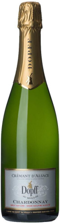 Игристое вино Dopff au Moulin, Chardonnay "Sans Soufre Ajoute", Cremant dAlsace AOC, 2017