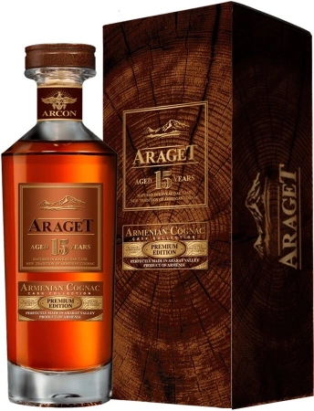 Коньяк "Araget" 15 Years Old, gift box, 0.5 л