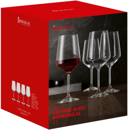 Бокалы Spiegelau "Style" Red Wine, Set of 4 pcs, 630 мл