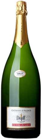 Игристое вино Dopff au Moulin, Cremant dAlsace "Cuvee Julien" Brut, 1.5 л