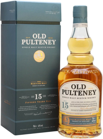 Виски "Old Pulteney" 15 Years Old, gift box, 0.7 л