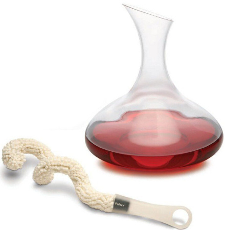 Декантер Pulltex, "Dionisio" Decanter and Decanter cleaner, 1.3 л